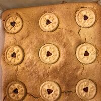 Jammy Dodger brownie